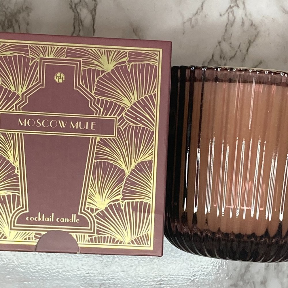 Huntington Home Cocktail Candle - Moscow Mule Scented 8.8 oz
